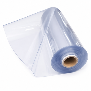 Rollo de Lámina de PVC Transparente, Vinilo Flexible de Alto Brillo para Protector de Mesa de Comedor y Muebles, Corte Personalizado, Venta al Por Mayor - Product Image 1