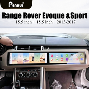Penhui pour Land Rover Range Rover Vogue L405 & Sport L494 2013-2017 Double écran 15,5 pouces Lecteur DVD radio Android pour voiture <span class=keywords><strong>Audio</strong></span> - Product Image 3