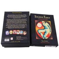 Cartes d'astrologie personnalisées imprimant en noir 78 feuilles de jeux de cartes de tarot