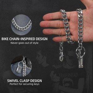Corrente de Cinto de Liga de Zinco Estilosa, Acessórios Punk, Hip Hop e Góticos para Calças Jeans, Carteiras e Chaves, para Mulheres e Homens - Product Image 6