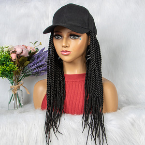 Perruque <span class=keywords><strong>afro</strong></span> dreadlocks synthétique longue tressée pour femmes noires, perruque en fibre résistante à la chaleur pour usage quotidien - Product Image 3