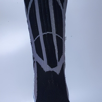 Chaussettes de ski unisexes mi-hautes à compression, mélange de laine, soutien gradué, tricotées, pour sports d'hiver