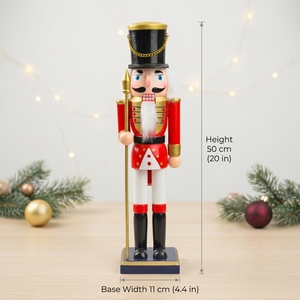 <span class=keywords><strong>Schiaccianoci</strong></span> Decorativo da 50CM dal Design Unico, Regalo Natalizio per Feste e Decorazioni - Product Image 2