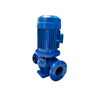 Pompa Air Sentrifugal Vertikal Inline Penguat Listrik Pipa Kustom Big Flow