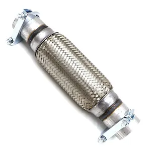 Xe exhaust muffler ống thổi kết nối thép không gỉ linh hoạt hệ thống nhà máy tự động Doanh Flex ống thổi ống với núm vú