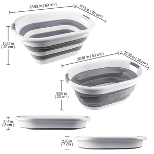 Cubos Plegables de Plástico de Alta Calidad de 20 Litros, de PP y TPR, para Limpieza, Lavado de Autos, Agua, Plegables, para Acampar al Aire Libre - Product Image 6