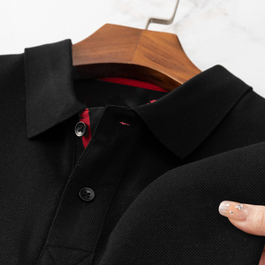 Polo pour homme anti-odeur avec traitement aux ions d'argent, respirant, idéal pour le sport et le golf - Product Image 2