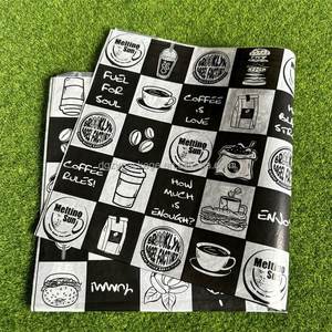 Papel Encerado de Grado Alimenticio al por Mayor, Resistente al Aceite, con Logotipo Personalizado Impreso, Papel Encerado para Envolver Alimentos a Prueba de Grasa - Product Image 6