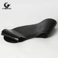 Vente en gros de fournitures de salon de coiffure pour barbier professionnel en silicone Cape de coupe de cheveux châle en silicone pour cheveux
