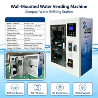 Distributeur d'eau RO mural pour appartement, station de remplissage d'eau potable intelligente et automatique avec écran LED