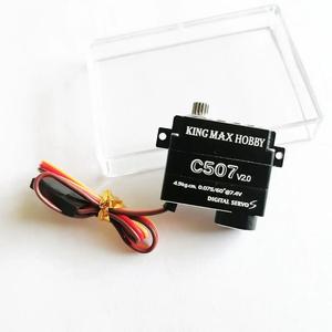 Kingmax C507 9g 4,9 kg engranajes de acero digitales Mini Wing Servo 8mm fino CNC <span class=keywords><strong>RC</strong></span> avión planeador <span class=keywords><strong>RC</strong></span> avión Drone avión UAV - Product Image 5