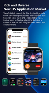 Hk9 Pro Max Cộng Với Amoled Smartwatch Cho Nam Giới Và Phụ Nữ Trả Lời Cuộc Gọi & La Bàn 4G Sạc Không Dây Unisex - Product Image 4