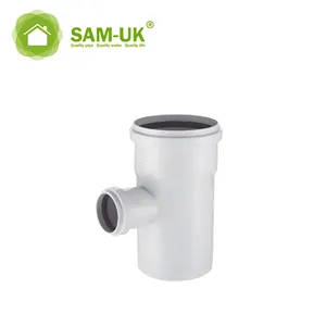 Factory wholesales customizable pipes drainage sewer pipe 6 inch to 2 inch pvc cross tee sanitary pipe fittings