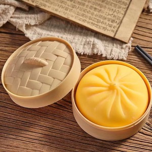 Pelotas Antiestrés Gigantes con Forma <span class=keywords><strong>de</strong></span> Dumpling, Juguete Sensorial para Aliviar el Estrés, para Apretar y Estirar, TPR Taba - Product Image 3