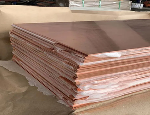 Vente en gros de feuilles de cuivre bon marché Plaques/feuille/bobine de cuivre électrolytique de haute qualité Grade AA 99.97% 99.99%/meilleures cathodes de cuivre - Product Image 4