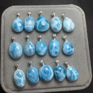 Larimar naturel pendentif en forme de <span class=keywords><strong>coeur</strong></span> pendentif en cristaux de haute qualité à vendre - Product Image 6