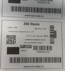 高级树脂蜡色带55毫米/74毫米/<span class=keywords><strong>110</strong></span>毫米 * 300m斑马兼容惠普/OKI标签条形码打印机配件 - Product Image 5