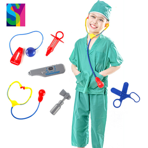 SY Brinquedo Infantil niños <span class=keywords><strong>Halloween</strong></span> tela juego de rol Doctor disfraz vestir juego de imaginación Cosplay niño disfraz - Product Image 1