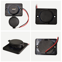 Adaptador de Coche con Puerto USB A y Tipo C de 5V3.1A, Cargador de Coche con Puerto USB de 12V 24V, Enchufe de Carga para Furgoneta