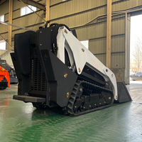 Chargeuse compacte Derette V1000 Mini avec moteur Kubota 25 CV pour travaux en espaces confinés et attache de motoculteur – Idéale pour les entreprises de location