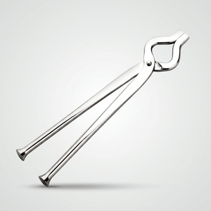 Pinza de cocina redonda completa de acero inoxidable Anax (Pakkad) |   Pinzas Resistentes para Sartenes Calientes Hechas en India, Solo Lavar a Mano - Product Image 1