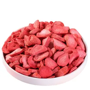FD Strawberry Slices Factory Sales No Sugar For Cooking Freeze Dried Strawberries Brand WXHT Prompt Delivery And Free Sample