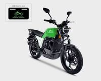 Moto électrique de style rétro à technologie de pointe, 4000W 72V 60Ah Lithium-Ion, éclairage LED pour motos tout-terrain sportives