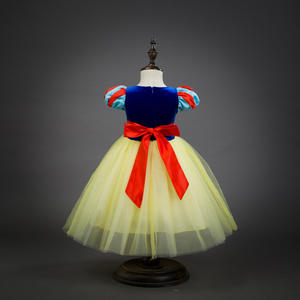 Q74 bambini Costume di Halloween vestito bambine Boutique Summer Party Baby Princess Dress con mantello - Product Image 3