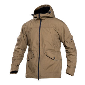 Defensores Outdoor Tactical <span class=keywords><strong>Jacket</strong></span> Assalto Três-em-um dos homens Terno Windproof e impermeável Primavera Outono casaco resistente ao desgaste - Product Image 3