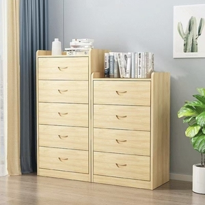 Cómoda de Madera Maciza para Dormitorio y Sala de Estar, Mueble de Almacenamiento de Madera con Cuatro, Cinco o Seis Cajones, Zapatero - Product Image 3