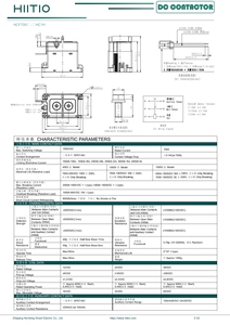 Relés Cerámicos de Alto Voltaje HIITIO HCF700 700A 1500Vdc para PCS - Product Image 4