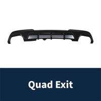 Diffuseur arrière et spoiler de pare-chocs pour BMW Série 5 F10/F11 2011-2017 M Sport MP Style, motif fibre de carbone, kit carrosserie, vente en gros
