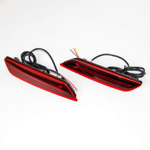 Réflecteur arrière LED <span class=keywords><strong>de</strong></span> freinage, <span class=keywords><strong>feu</strong></span> <span class=keywords><strong>de</strong></span> pare-choc arrière pour H0NDA CITY 2017 2018 2019, 2 pièces - Product Image 2
