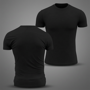 Paquete de 5 Camisetas Deportivas de Compresión para Hombre, Corte Ajustado, Tejido de Punto, Manga Corta, Secado Rápido, Transpirables, Disponibles en Almacén de EE. UU. - Product Image 3