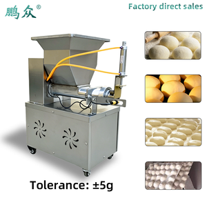 Divisora Neumática Comercial de Masa para Hamburguesas, Hot Dogs, Bases de Pizza, con Peso de Precisión de ±5g, de Acero Inoxidable para Panaderías - Product Image 1
