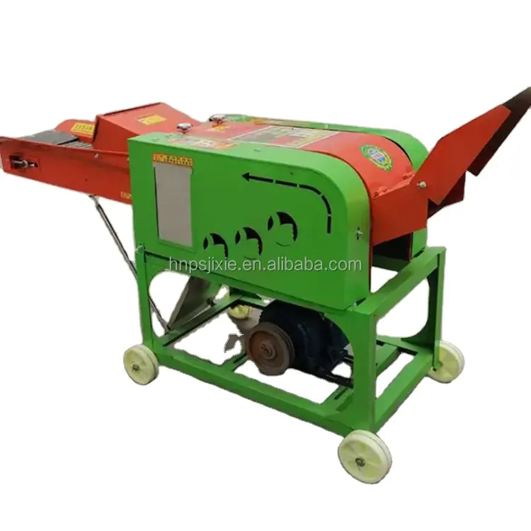 Cortador multifuncional, picador e cortador de palha elétrico diesel para alimentação de animais