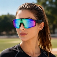 Lunettes Intelligentes V06 AI de Haute Qualité avec Activation Vocale, Traduction Intelligente, Caméra 1200P, Câble de Charge, Appel Téléphonique, Étanchéité IP54