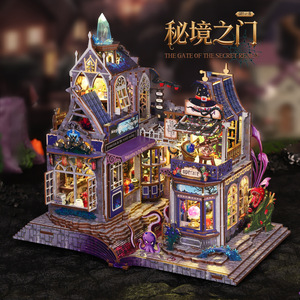 Maison <span class=keywords><strong>de</strong></span> poupée miniature DIY, modèle <span class=keywords><strong>de</strong></span> <span class=keywords><strong>jouet</strong></span> artisanal <span class=keywords><strong>en</strong></span> <span class=keywords><strong>bois</strong></span>, cadeau <span class=keywords><strong>de</strong></span> Nouvel An, maison <span class=keywords><strong>de</strong></span> poupée scénique style <span class=keywords><strong>chalet</strong></span> pour filles, cadeau pour enfants - Product Image 6