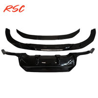 Spoiler avant et diffuseur arrière en fibre de carbone sèche style 3D pour kit carrosserie BMW G42