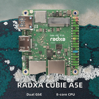 Radxa Cubie A5e CPU 8 cœurs de qualité industrielle Carte de développement Linux Ordinateur à carte unique Double ports Ethernet Gigabit supportant