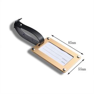 Popular Colorful Sublimation Blank Luggage <b>Tags</b> <b>Name</b> ID Address Aluminum Metal Suitcase Bag <b>Tag</b> - Product Image 4