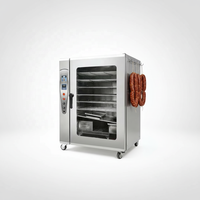 Fumoir Électrique Automatique en Acier Inoxydable pour Aliments, Machine Commerciale pour Fumer Viande, Poisson et Saucisses