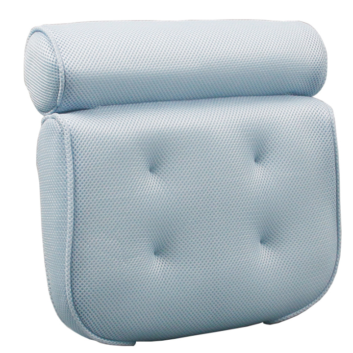 Home Back Neck Support Bathtub Spa Hot Tub Suction Cups Luxury Waterproof Comfort 3D air mesh Bath Pillow