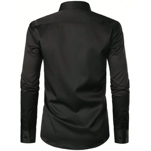 Maßgeschneiderte Baumwoll-Oxford Casual Regular Weiße Herren-Businesshemden Langarm Weich Slim Fit Hochwertige Formelle Hemden für Männer - Product Image 5