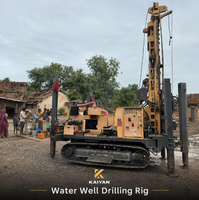 Foreuse de puits d'eau sur chenilles KY 600S avec une profondeur de 600 m, diamètre de forage de 100-500 mm, moteur Cummins 132 kW et capacité de levage de 35 tonnes