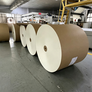 Rouleau de papier couché PE à surface mate, pâte vierge 170 g/m², rouleau jumbo, largeur personnalisée pour emballage alimentaire jetable, fabricant d'usine - Product Image 1
