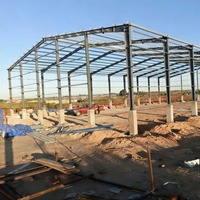 Estructuras de Acero Prefabricadas, Estructura de Secciones Q235B/Q345B, Construcción con 50 Años de Vida Útil, Acero de Gran Resistencia, Almacén Moderno