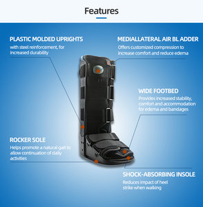 मेडिकल कैम एयर वॉकर बूट पैर टखने के फ्रैक्चर के लिए आर्थोपेडिक वॉकिंग बूट - Product Image 4