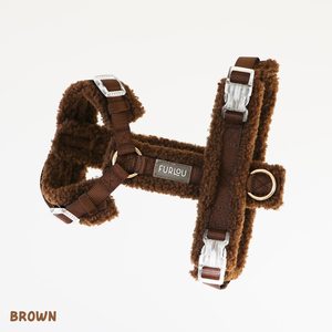 Custom Color Designer Logo Oem <strong>Collar</strong> Sherpa Webbing Fleece Velvet Harness Leash Set Nylon <strong>Dog</strong> <strong>Collar</strong> For Pet Puppy - Product Image 2