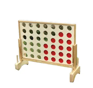 Giant Wooden Connect 4 Large Outdoor Games Yard Big Huge Four Lawn Wooden four in a row Jumbo Game